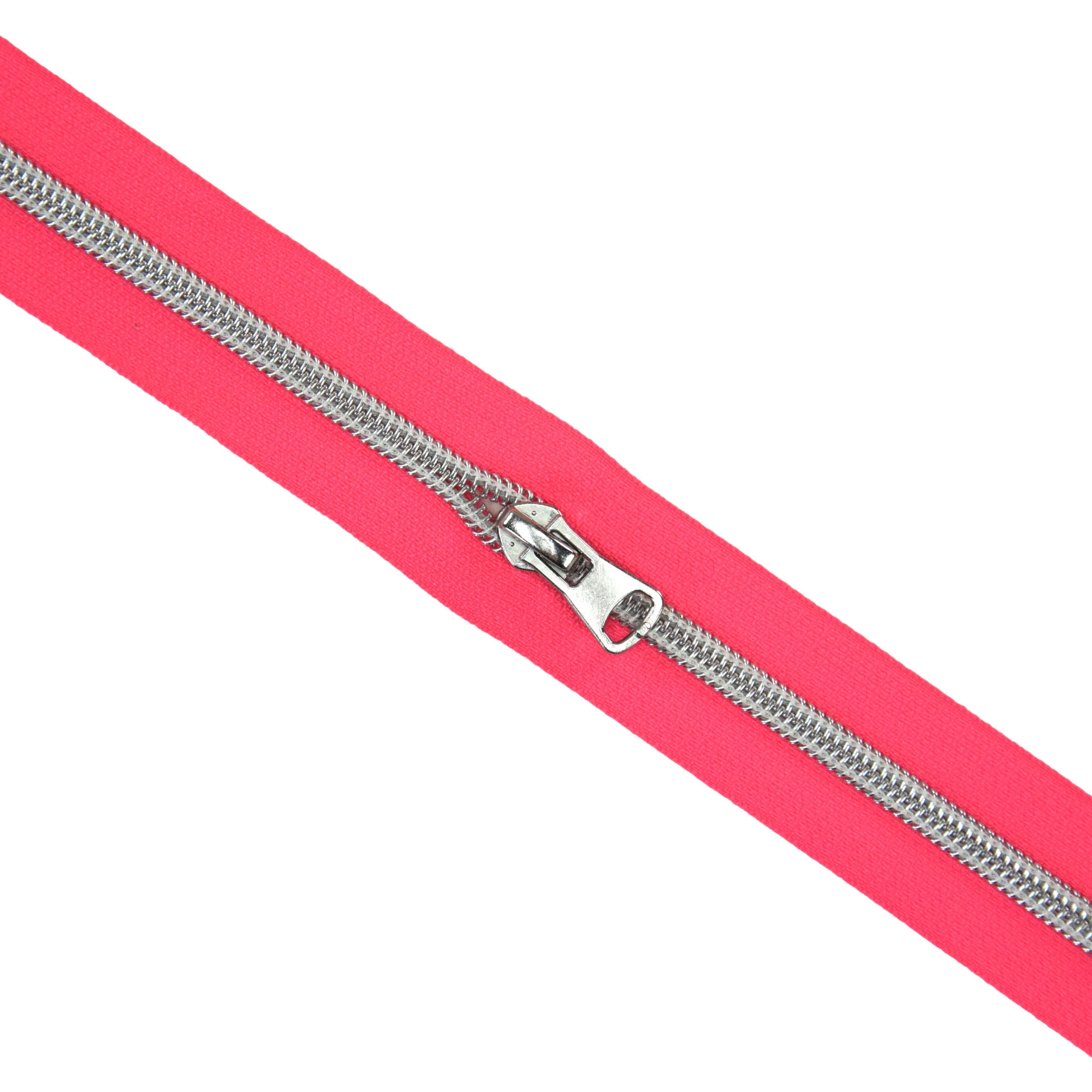 Endlos Reissverschluss, neonpink