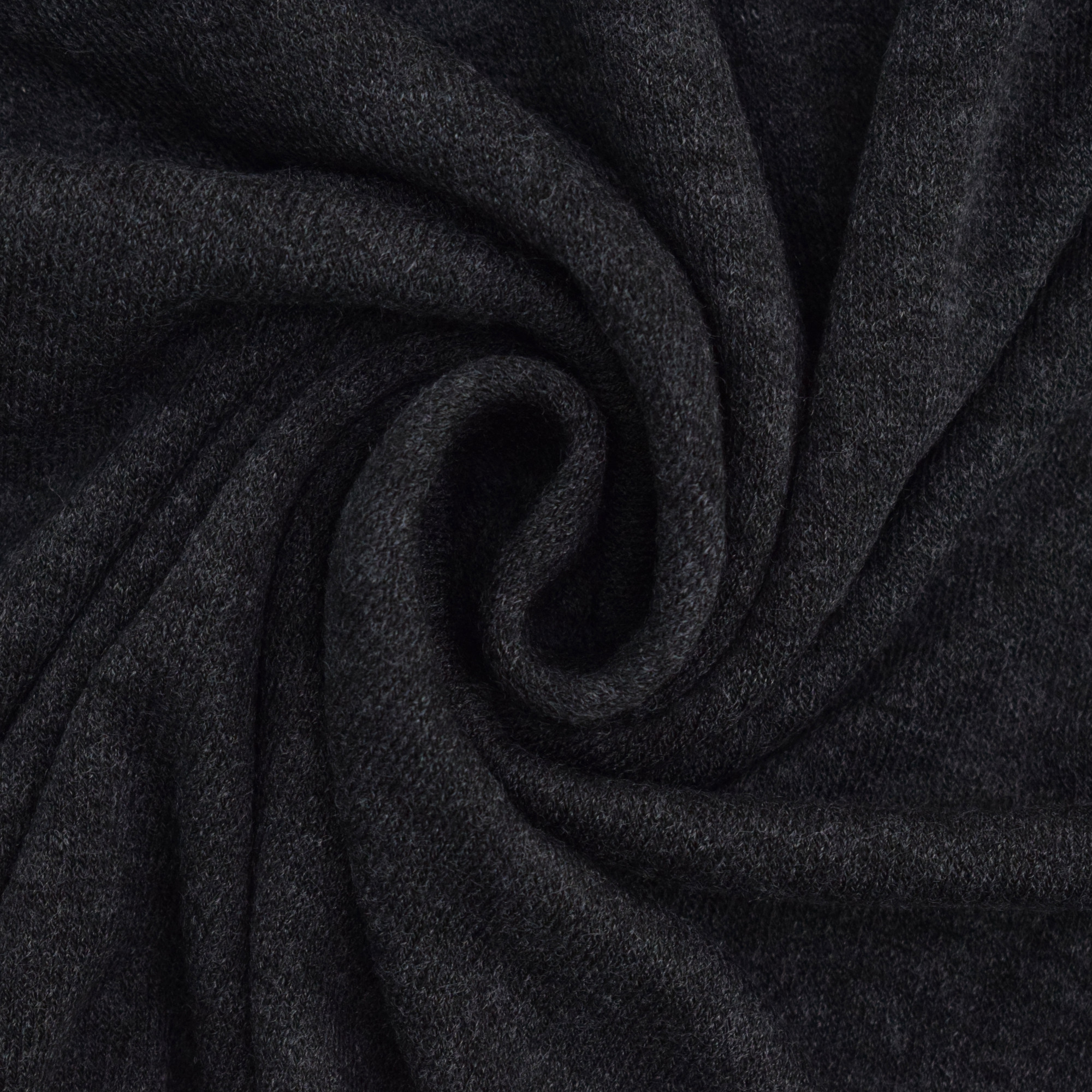 Fine knit jersey Lisa, dark grey