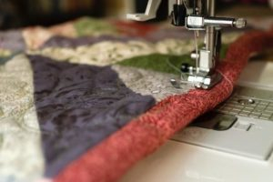 Tissu matelassé pour un couvre lit