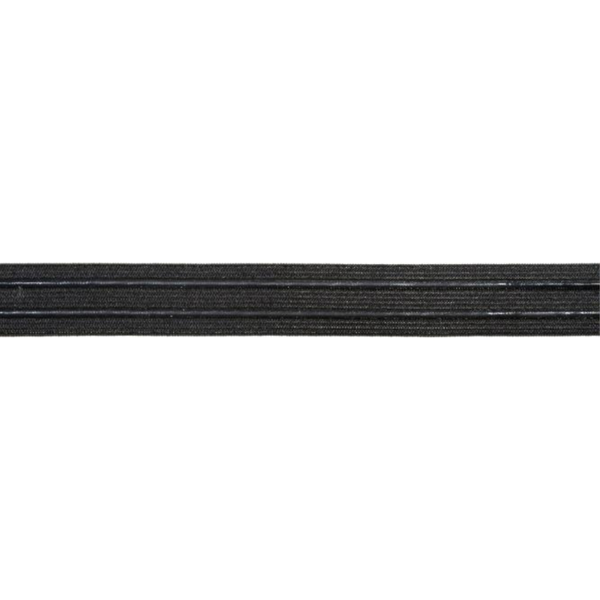IPOTCH 25 Meter 5cm Schwarze Schrägband Nähen Bänder Einfaßband Kantenband für Hosen Taille Anti-Rutsch