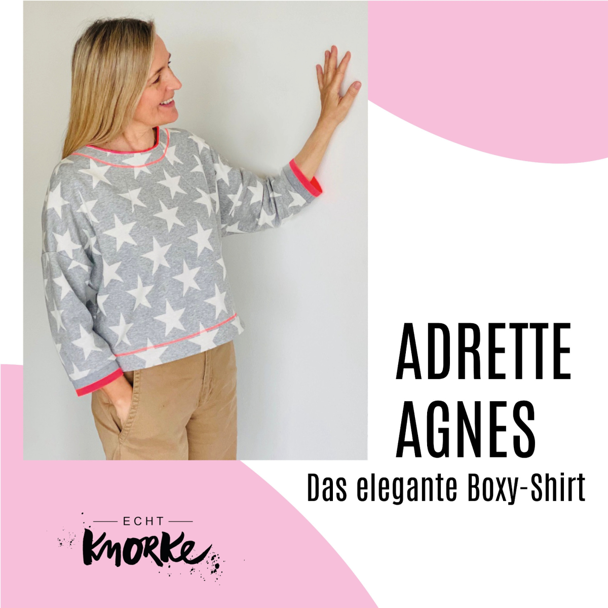 E-Book Echt Adrette | Hemmers Agnes Stoffe Boxy-Shirt Knorke