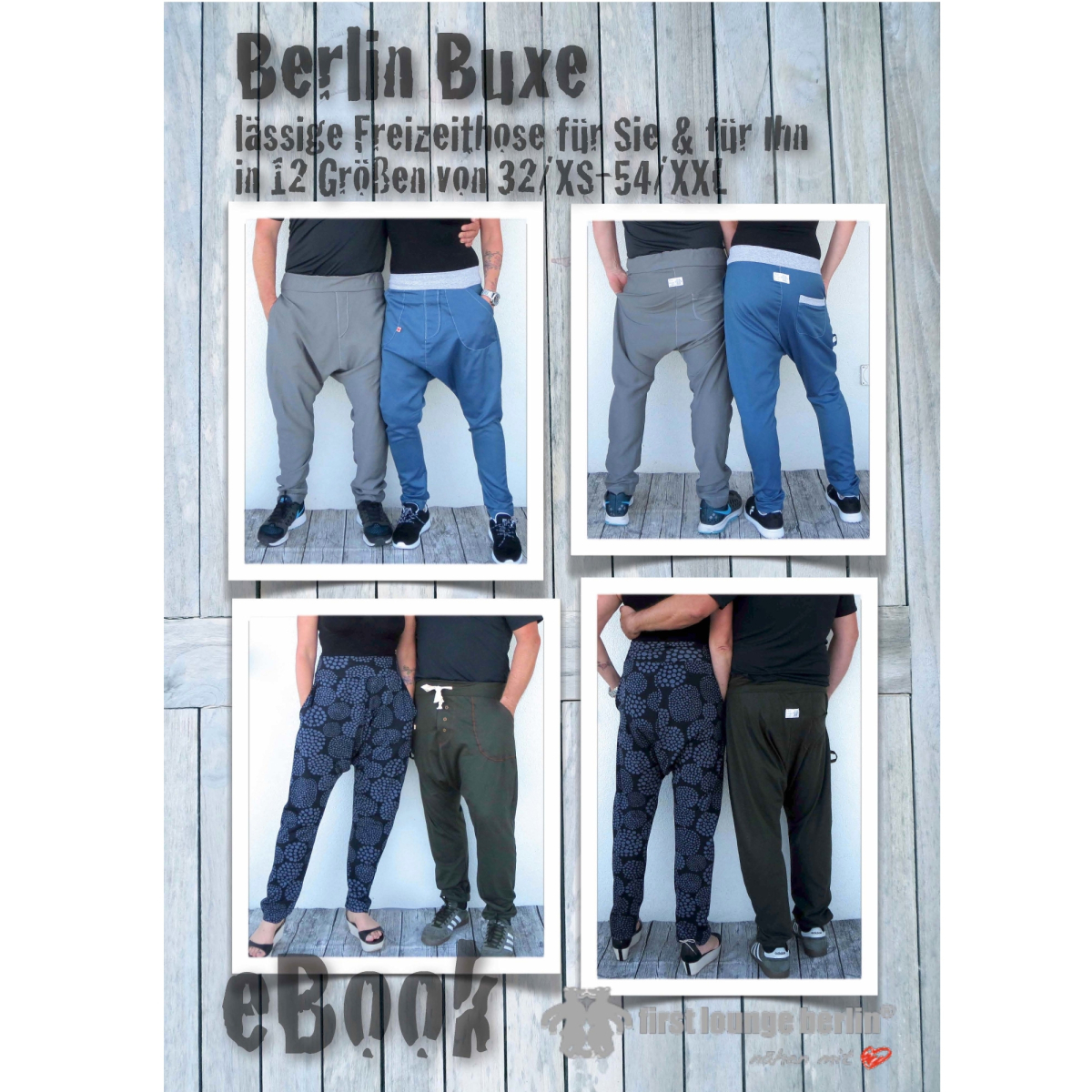 Pantalon sarouel marron foncé pour homme - Taille 1 (M au L)