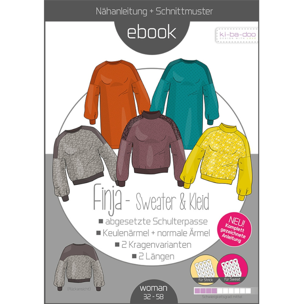 E-Book Ki-Ba-Doo Sweater Stoffe Hemmers | Finja