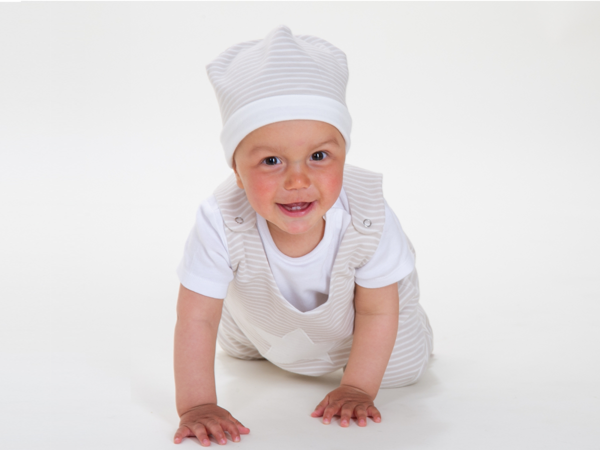 Ebook patron bonnet bébé et enfant Fino & Stitch, en allemand