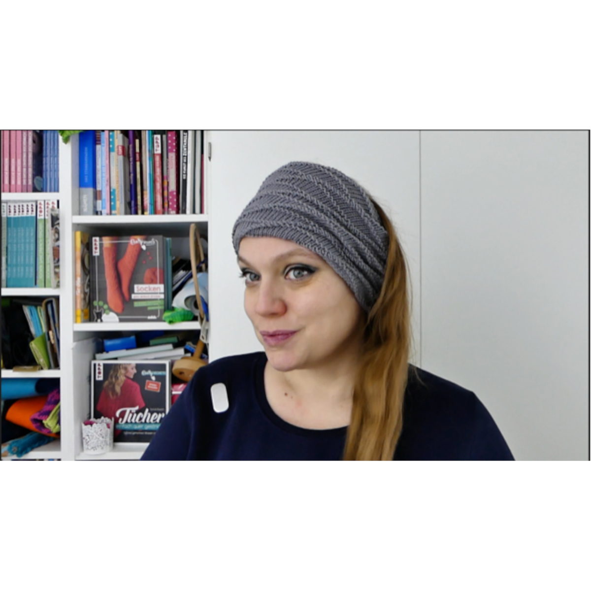 Ebook tricot bandeau cache oreille femme CraSy, en allemand