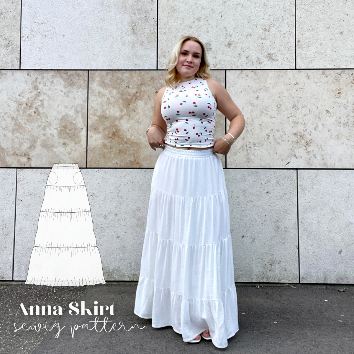 E-Book vintageBambi Anna Maxi Skirt, german | Fabrics Hemmers E-Book vintageBambi Anna Maxi Skirt, german | Fabrics Hemmers