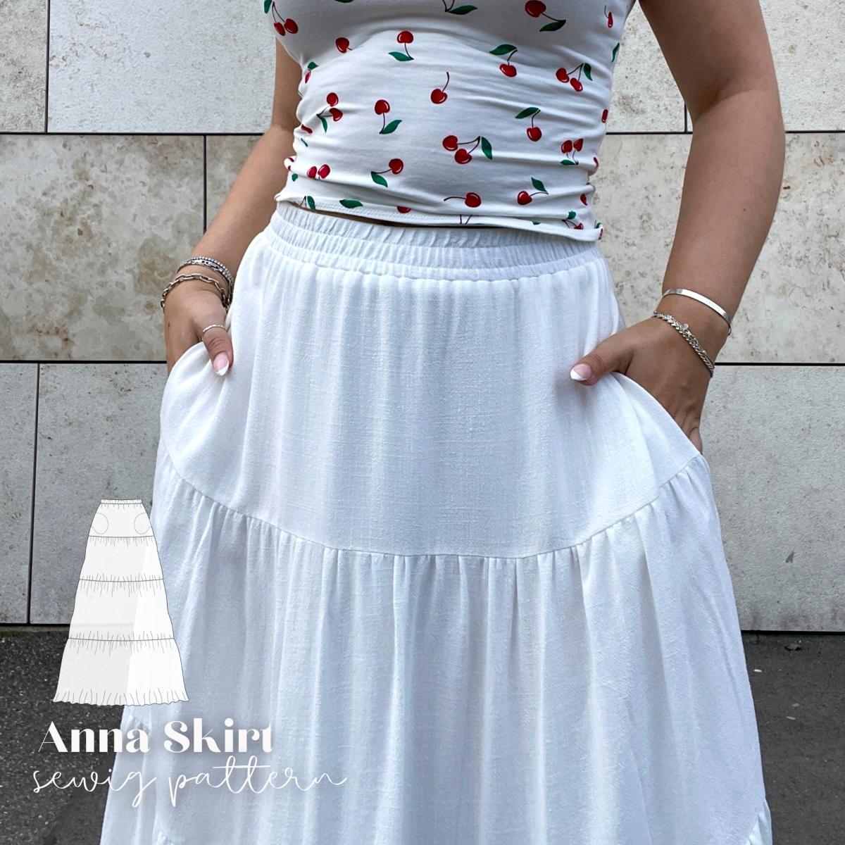 E-Book vintageBambi Anna Maxi Skirt, german | Fabrics Hemmers E-Book vintageBambi Anna Maxi Skirt, german | Fabrics Hemmers