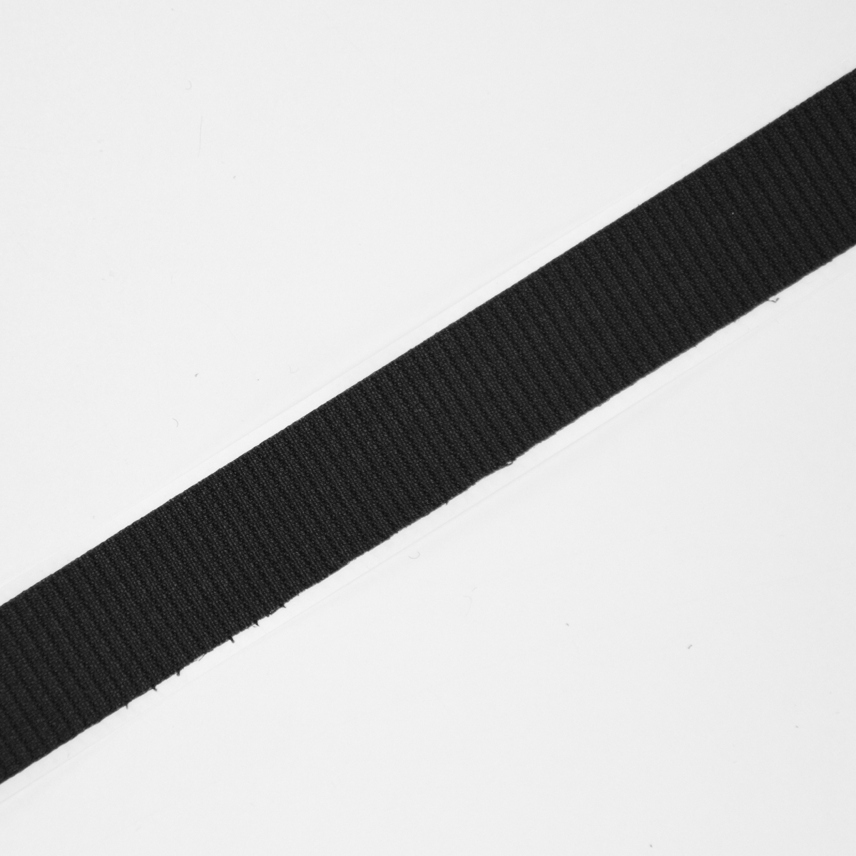 Bande velcro autocollant crochet 20mm, noir