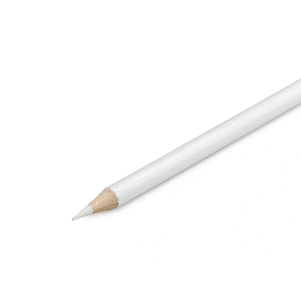 Prym - Crayon craie avec brosse à effacer 11 cm - blanc + bleu - 2 pièces