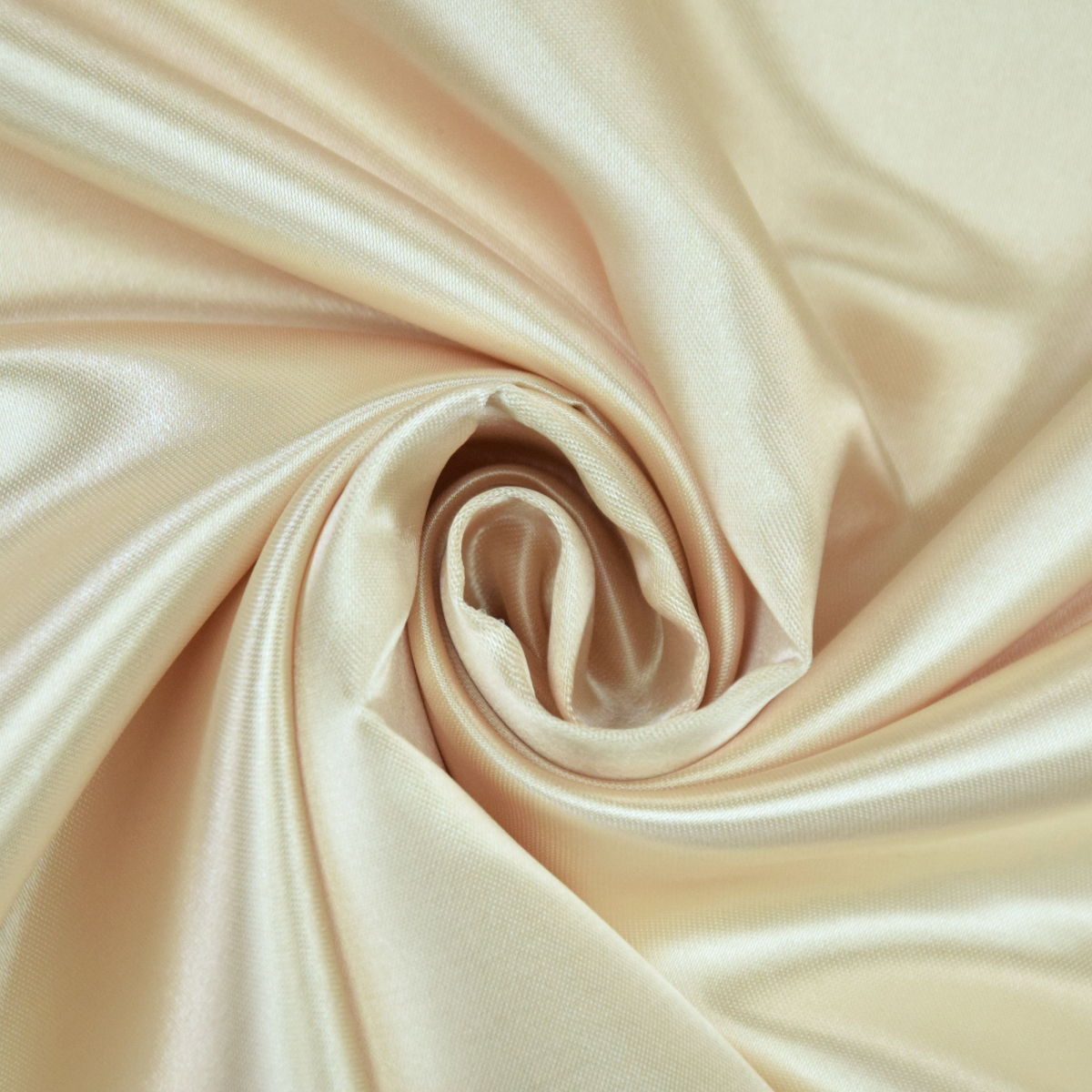 Sample Polyester satin cream Fabrics Hemmers