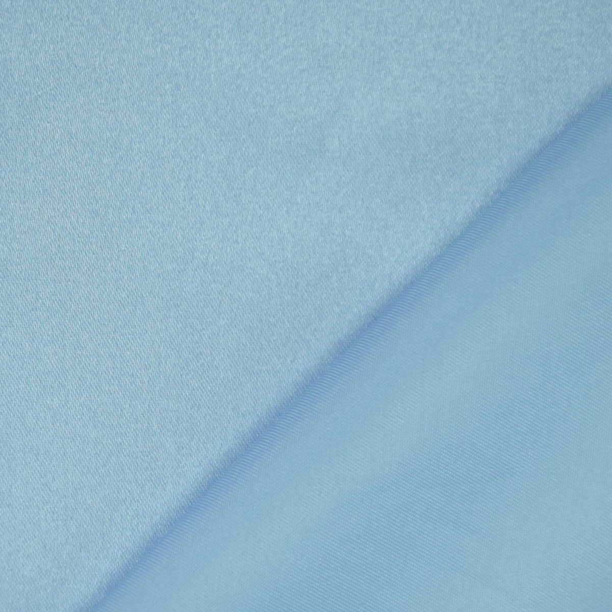 Coton tissu satin Spandex bleu clair largeur 1,45 m