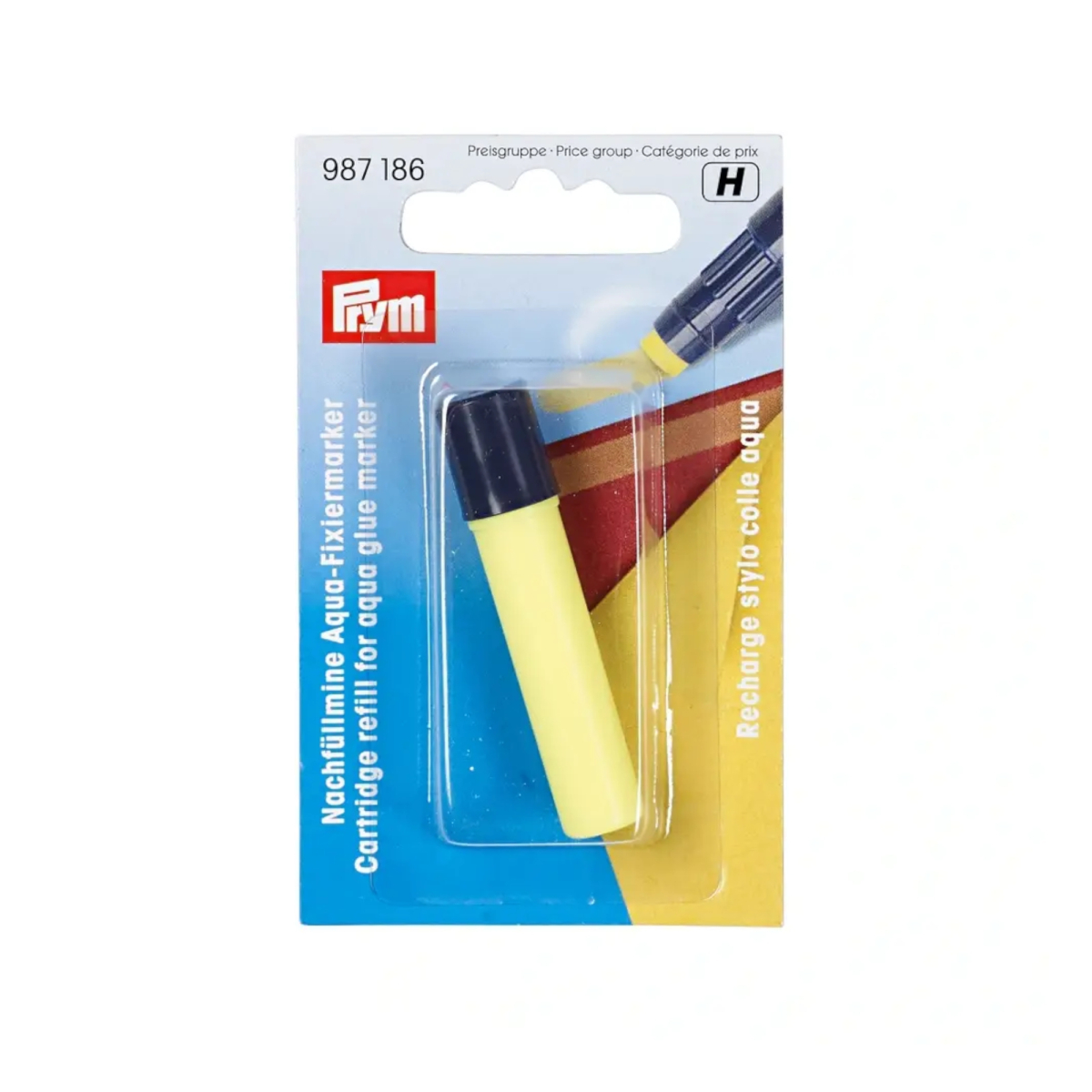 Cartridge refill for aqua glue marker