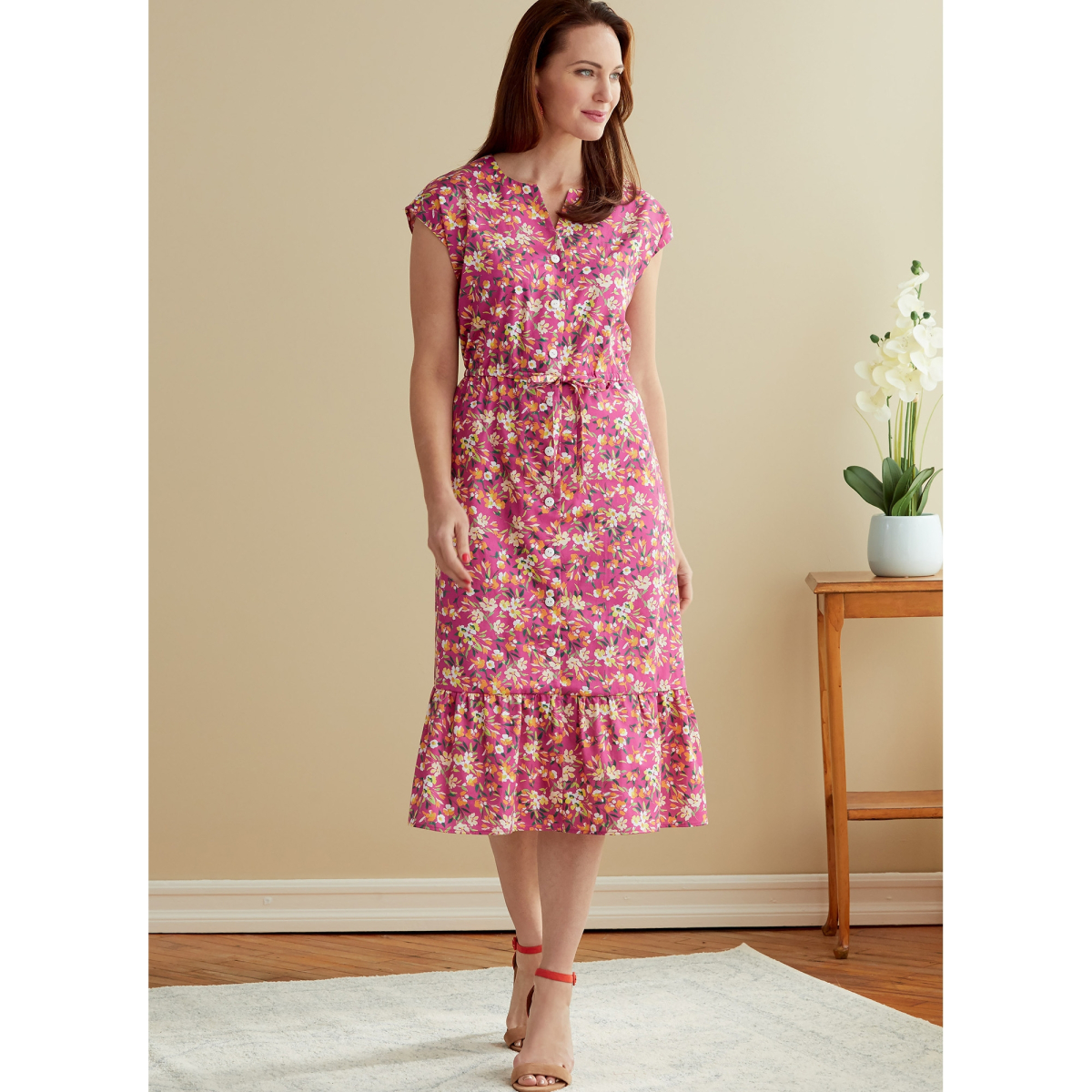 Pattern Butterick 6759 dress, size 32-40, En/Ger/Fr