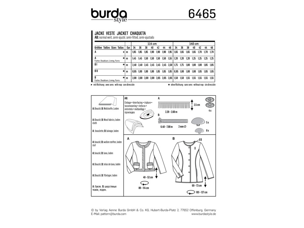 Burda 6465 review - SEWING CHANEL-STYLE