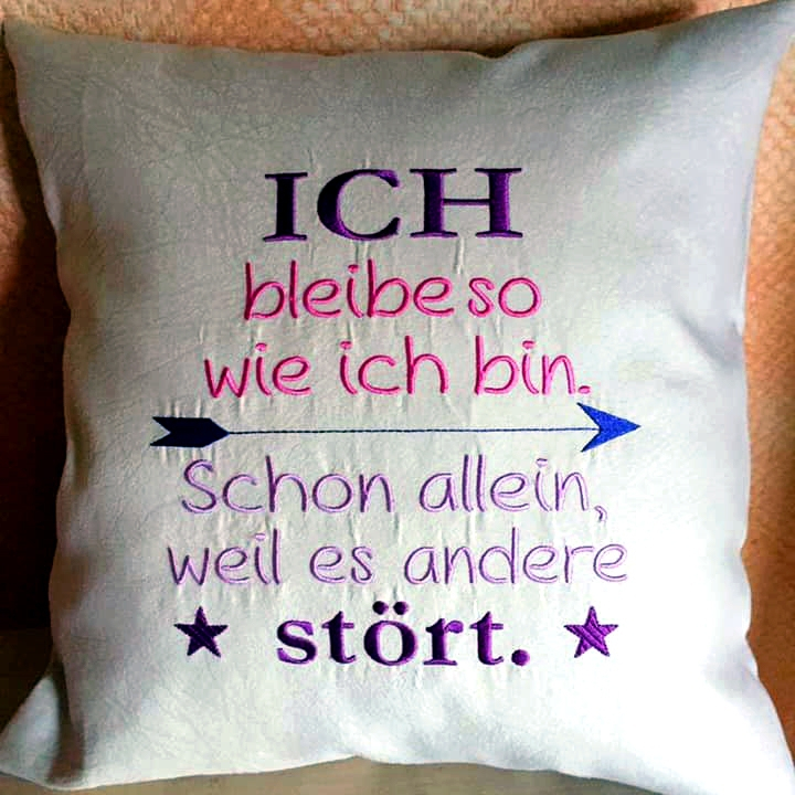 Stickdatei Rock Queen Freche Sprüche 21 Stoffen Hemmers