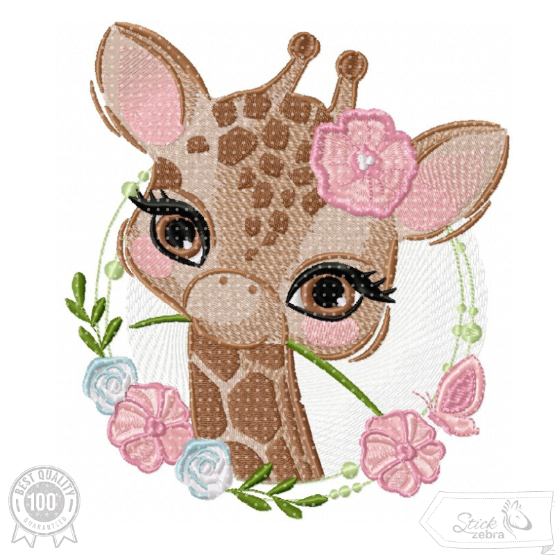 Fichier Mod Le Broderie Girafe Ella Stickzebra Tissus Hemmers