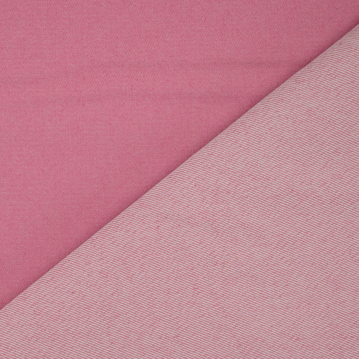 Pink Stretch Cotton Denim - Bloomsbury Square Dressmaking Fabric