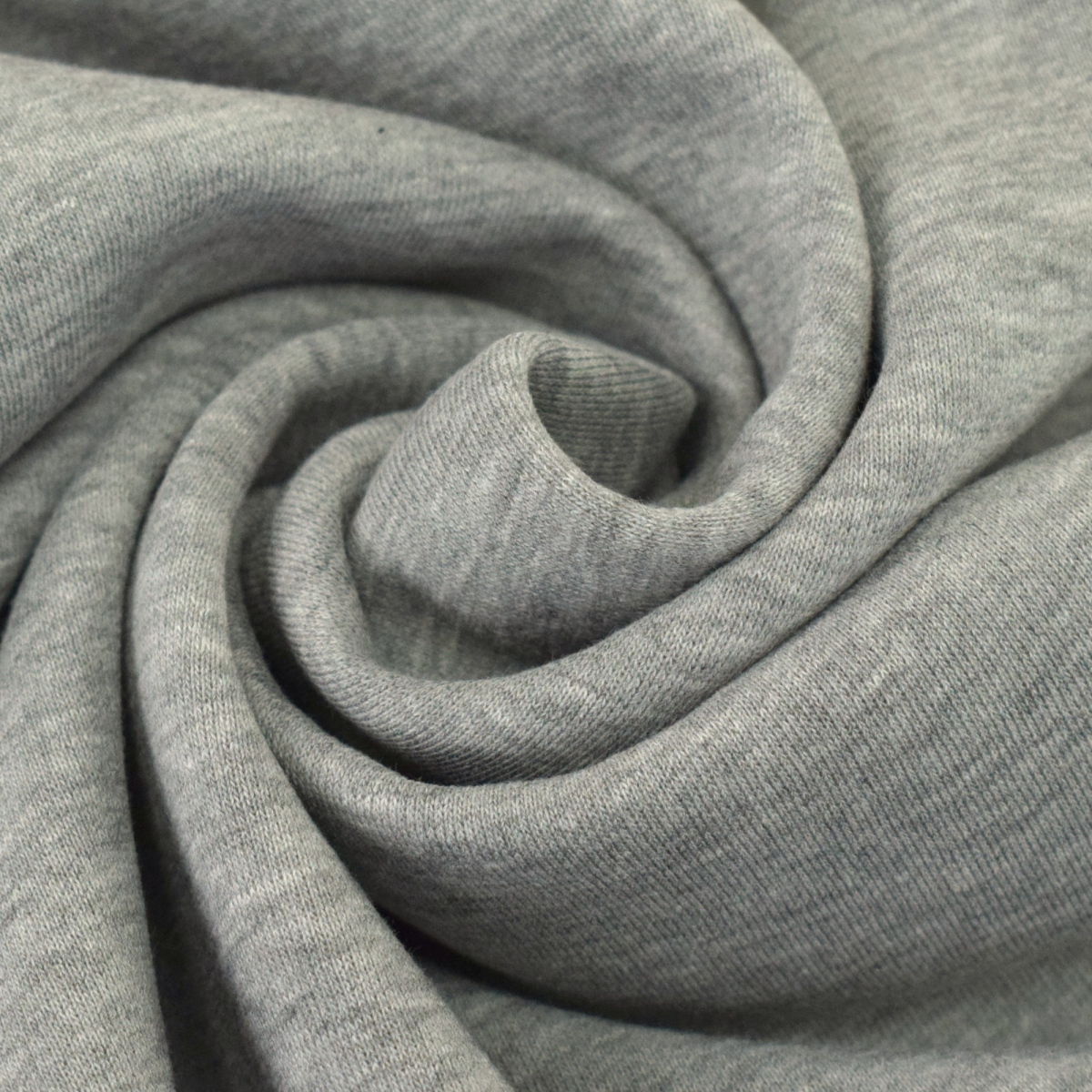 Sweatshirt fabric plain, grey