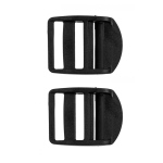 zwart | 2 laddergespen 30 mm, zwart