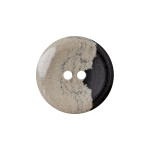 25mm | Bouton 2 trous en chanvre et polyester recyclé, 25 mm, multicolor-marbré