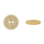 lichtbeige | 2-hole button basic, lichtbeige, 15mm