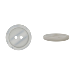gris clair | Bouton couture basic 15mm 2 trous, gris clair