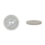 gris clair | Bouton couture basic 20mm 2 trous, gris clair