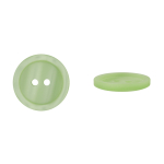 vert clair | Bouton couture plastique 20mm 2 trous, vert clair