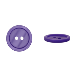 pourpre | Bouton couture plastique 18mm 2 trous, pourpre