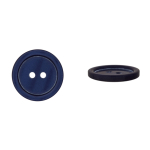marine | 2-Loch Knopf Basic, marineblau, 15mm