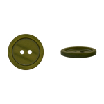 vert olive clair | Bouton couture plastique 11mm 2 trous, vert olive