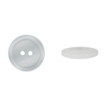 weiss | 2-Loch Knopf Basic, weiss, 20mm