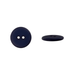 bleu foncé | Bouton couture plastique 25mm 2 trous, bleu foncé