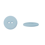 bleu clair | Bouton couture plastique 12mm 2 trous, bleu clair