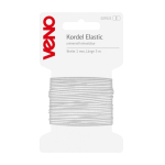 wit | 3 m Elastic-koord, 1 mm breit, wit
