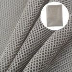 silver gray | 3D mesh fabric 150 x 50 cm, silver grey