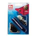vieux laiton | 6 boutons pression pour anorak Prym, 20 mm, design roue