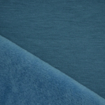 rauchblau | Alpenfleece / Sweat uni, rauchblau