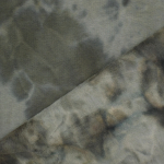 olijfgroen | Alpenfleece sweatstof batik, olijfgroen