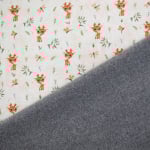 crèmekleurig | Alpenfleece sweat Cute Deer, crèmekleurig