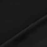 noir | Tissu sweat polaire alpine Janine, noir chiné
