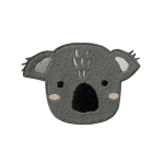 gris | Patch tête de koala