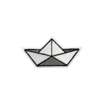 gris | Patch bateau origami