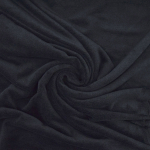 noir | Tissu éponge bambou, noir