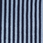 blauw | Bamboo badstof stripes, blauw