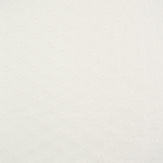 blanc | Tissu coton batiste broderie Fleurs Flowers, blanc