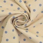 hellblau | Baumwoll Cretonne Little Dots, hellblau