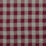 lie de vin | Tissu flanelle à carreaux Big Checks, lie de vin