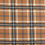 caramel | Tissu flanelle écossais tartan Checks, caramel