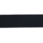 zwart | Katoenen tassenband 40 mm, zwart